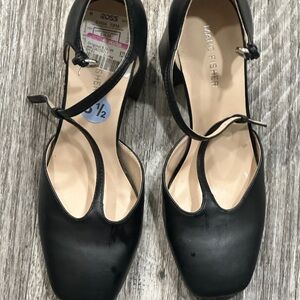 Marc Fisher Black Strappy Heels